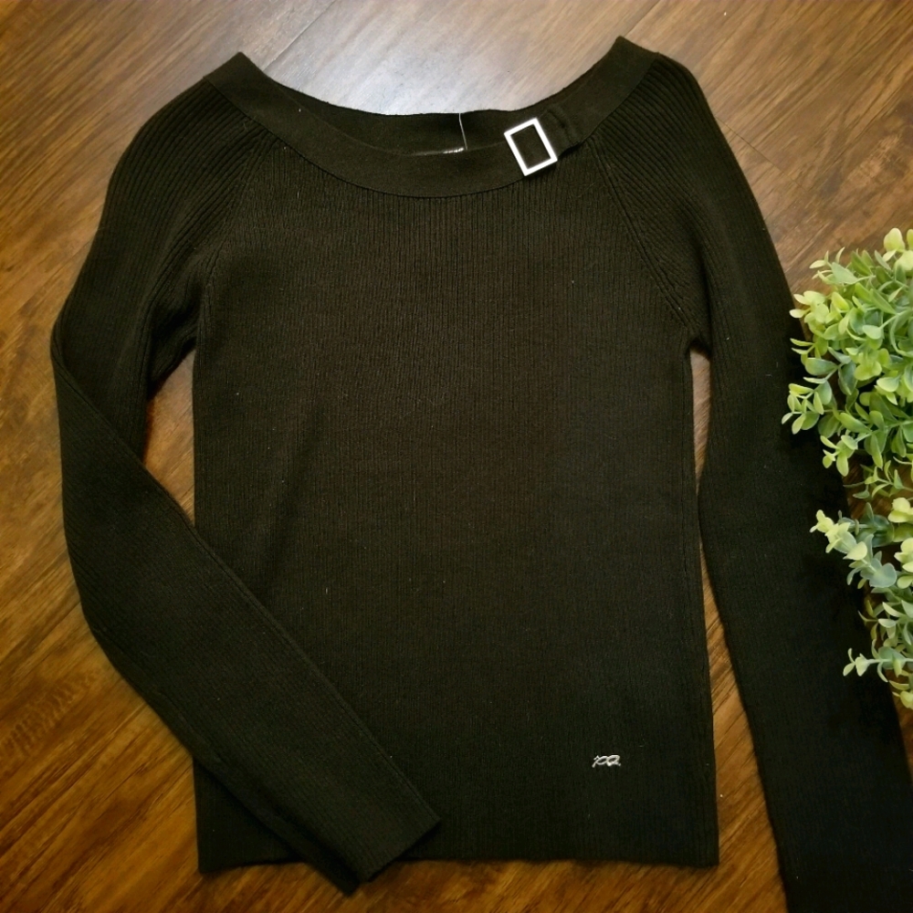 Point Zero Formal Buckle Long Sleeve Black Size M